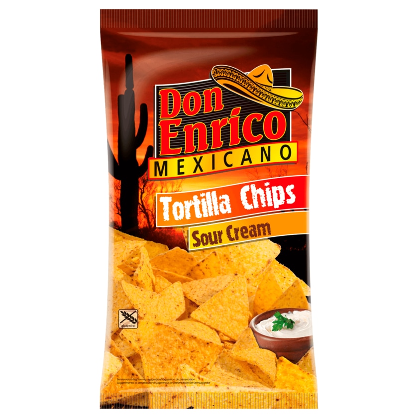 Don Enrico Mexicano Tortilla Chips Sour Cream 175g